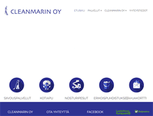 Tablet Screenshot of cleanmarin.fi